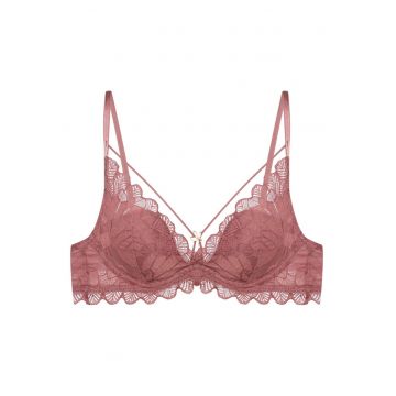 Sutien push-up  mov-roz - dantela