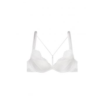 Sutien push-up Nauri  Alb crem - Alb