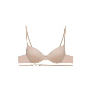 Sutien push-up Olla - Bej - Negru