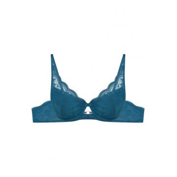 Sutien push-up  Tarot - Bumbac - Albastru