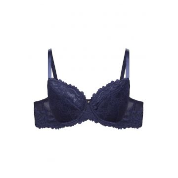 Sutien semi-captusit -  Dantela - Lynn - Bleumarin - Bleumarin