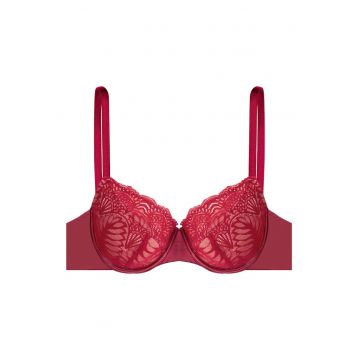 Sutien semi-captusit Isabelle  Rosu - Rosu