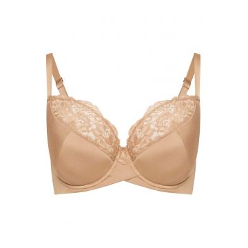 Sutien semicaptusit dama Allie -  Textil - Bej