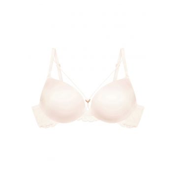 Sutien super push-up Korin  alb crem - Crem
