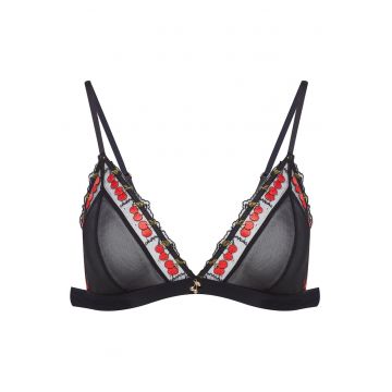 Sutien triunghi Zezzy -  Mesh - Negru