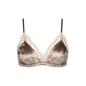 Sutien triunghiular Bien  Alb crem - Crem