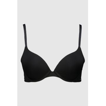 Sutien uni cu bretele ajustabile - Negru