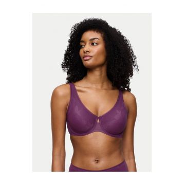 Sutien  violet cu sarma - Violet
