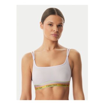 Bustier uni cu logo