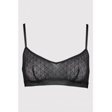 Bustiera cu logo - Negru