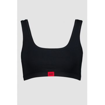 Bustiera din amestec de modal - Negru