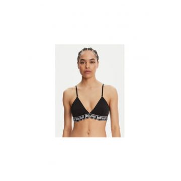 Bustiera sport dama -  neagra - material elastic -