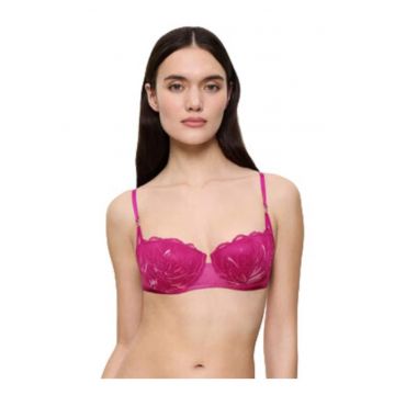 Sutien balconette  304902451 - roz - material sintetic -