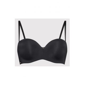 Sutien bardota  negru - 58% poliamida - 21% poliester - 21% elastan -