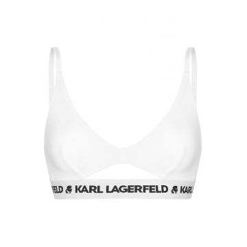 Sutien bralette -  alb - Alb
