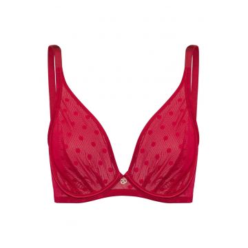 Sutien clasic moale  Izzie Rosu - Rosu