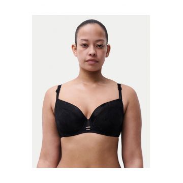 Sutien cu armatura -  negru - din poliamida