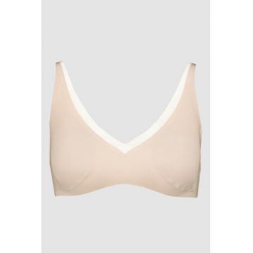 Sutien cu model uni - fara cusaturii - Bej sampanie