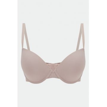 Sutien cu sustinere metalica si bretele ajustabile Dream - Maro taupe