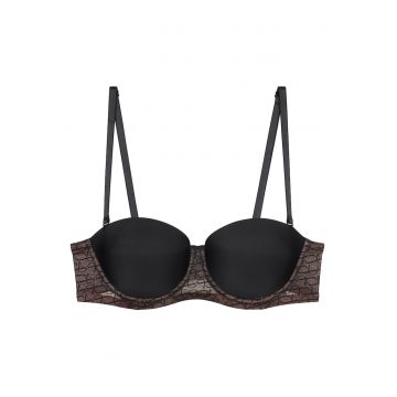 Sutien Dama Bardot -  Negru