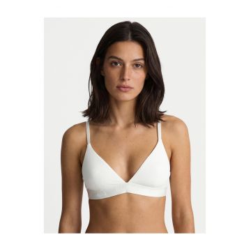 Sutien  din bumbac si modal - Ecru