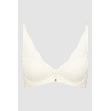 Sutien din dantela cu sustinere metalica - Alb