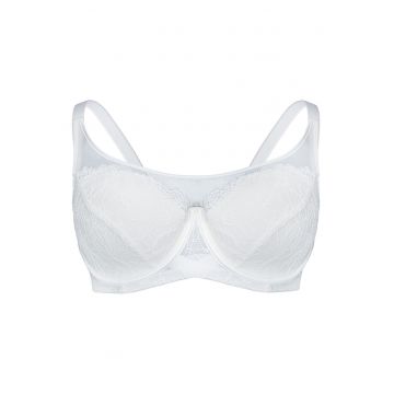 Sutien elegant - dama - Crown - Alb
