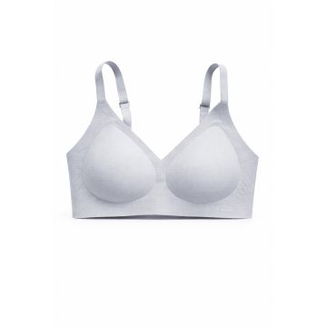 Sutien fara armaturi - cusaturi - cu cupa preformata - SM58 -albastru - - Albastru deschis