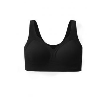 Sutien fara armaturi - cusaturi - cu cupa preformata - SM59 - - Negru