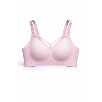 Sutien fara armaturi - cusaturi - cu cupa preformata - SM62 - - Lila