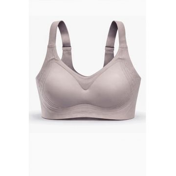Sutien fara armaturi - cusaturi - cu cupa preformata - SM64 - - Gri