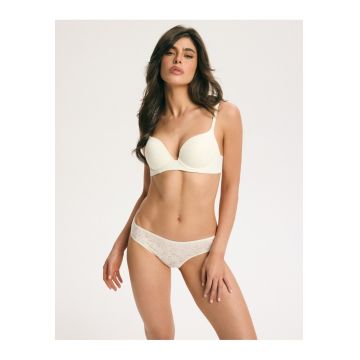 Sutien push-up dama Floral Dream - Alb crem