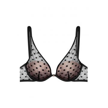 Sutien push-up Izzie  Negru - Negru