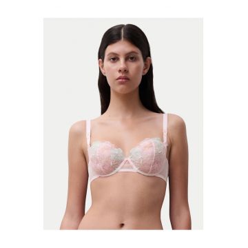Sutien  roz - 82% poliamida - 18% elastan - Roz