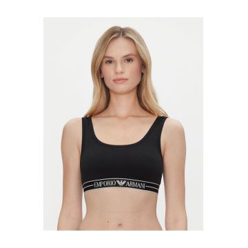 Sutien tip top dama  Negru - Bumbac