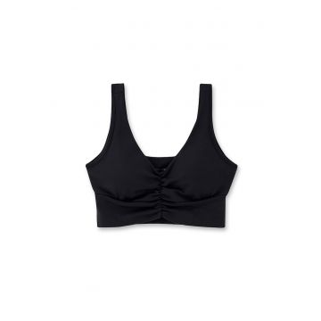 Sutien uni cu burete - Negru