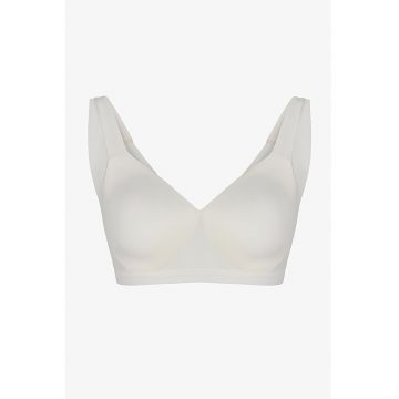 Sutien uni fara cusaturi - Alb