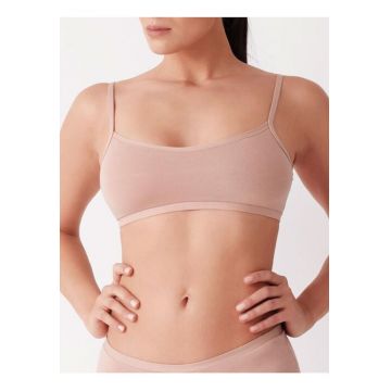 Bustiera bumbac  GD441 0001 - Bej