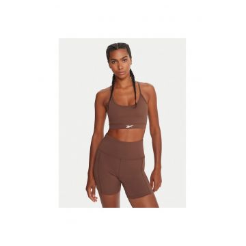 Bustiera sport dama  maro - material elastic