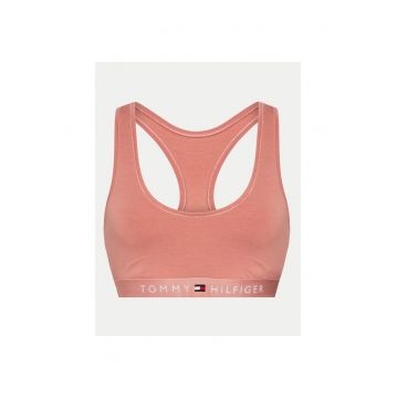 Bustiera sport dama  roz - din material elastic