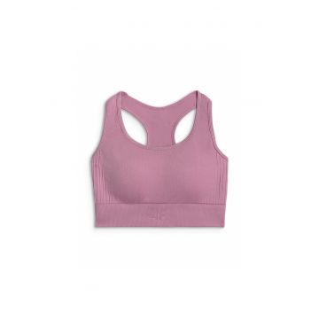 Bustiera sport fara cusaturi - Roz
