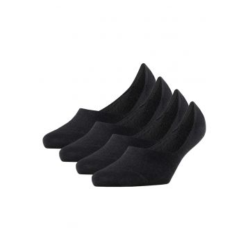 Set de sosete foarte scurte - 4 perechi - Negru