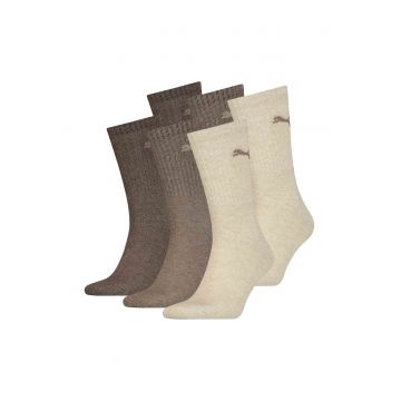 Set de sosete lungi unisex - 6 perechi - Maro