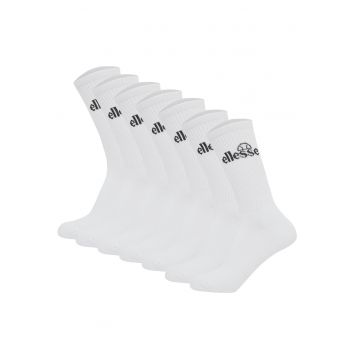 Set de sosete lungi unisex - 7 perechi - Alb