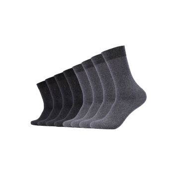 Set de sosete lungi unisex - 8 perechi - Gri