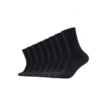 Set de sosete lungi unisex - 8 perechi - Negru