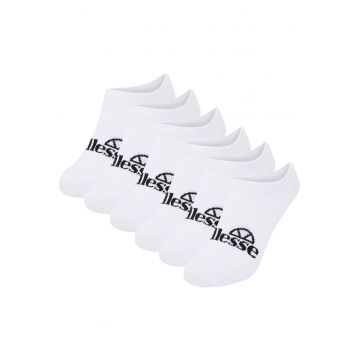 Set de sosete unisex cu imprimeu logo Frimo - 3 perechi - Alb