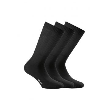 Set de sosete unisex lungi - 3 perechi - Negru