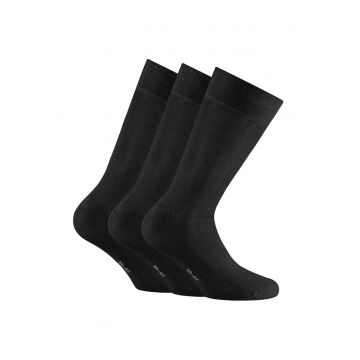 Set de sosete unisex lungi - 3 perechi - Negru