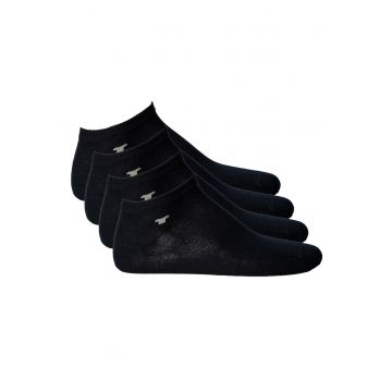 Set de sosete unisex pana la glezna - 4 perechi - Bleumarin